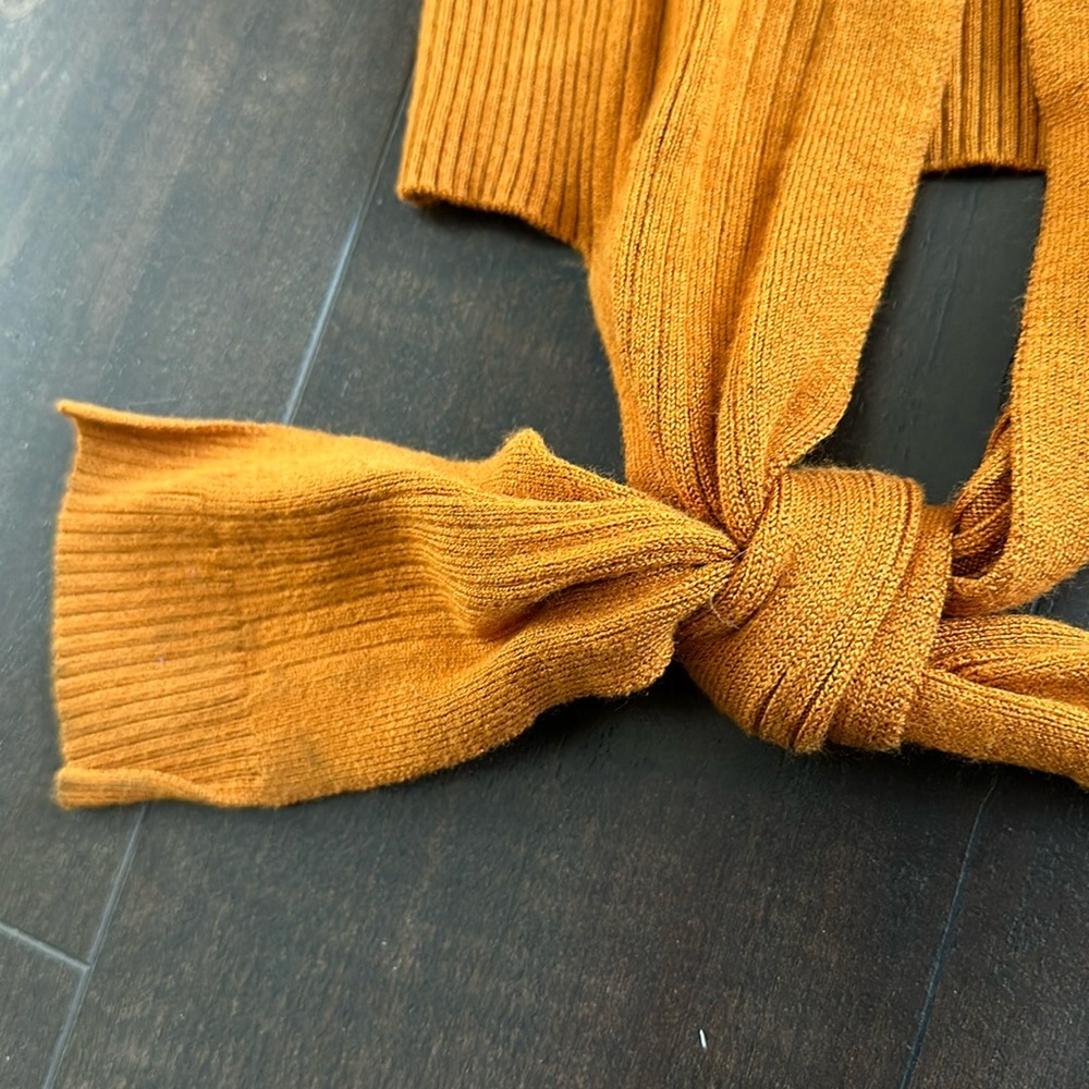 NWT Side Tie Sweater - Picture 2 of 9